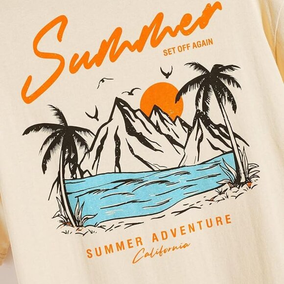 Men's Summer Graphic Tee - Picture 5 of 5